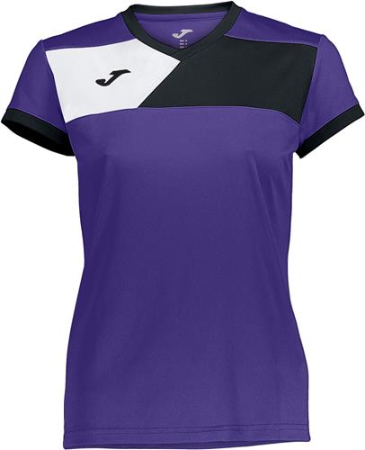 Joma Womens Crew II V-Neck Jersey Tee. Printing is available for this item.