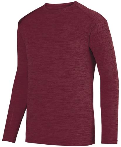 Augusta Sportswear Adult Shadow Tonal Heather Long Sleeve Tee 2903. Decorated in seven days or less.