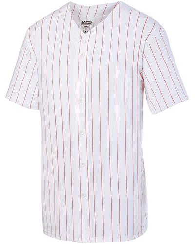Augusta Sportswear Adult Youth Pinstripe Jersey. Decorated in seven days or less.