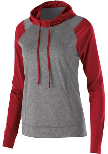 Holloway Ladies Echo Hoodie. Decorated in seven days or less.
