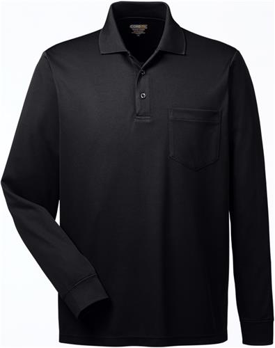Core365 Mens Pinnacle LS Pique Polo w/Pocket. Printing is available for this item.