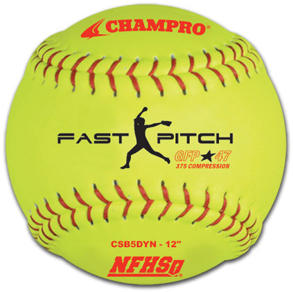 12" Game Fast Pitch Softballs NFHS CSB5DYN