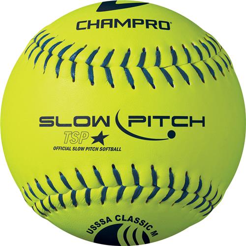Champro USSSA Classic M Slow Pitch Softballs (dz) Baseball Equipment