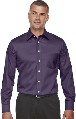 Devon & Jones Mens Solid Stretch Twill Shirt. Embroidery is available on this item.