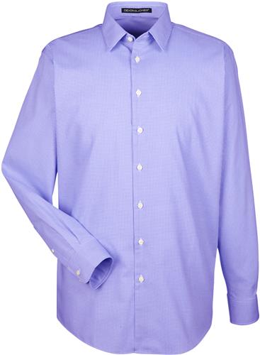 Devon & Jones Mens Royal Dobby Shirt. Printing is available for this item.