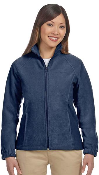 Harriton Ladies Full-Zip Fleece Jacket - Cheerleading Equipment and Gear