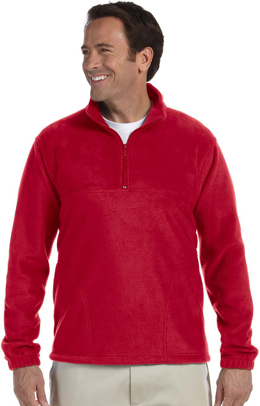 mens fleece 1 4 zip pullover