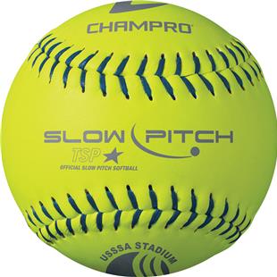 One Dozen Baden USSSA Classic W Synthetic Cover Slowpitch Softball 11