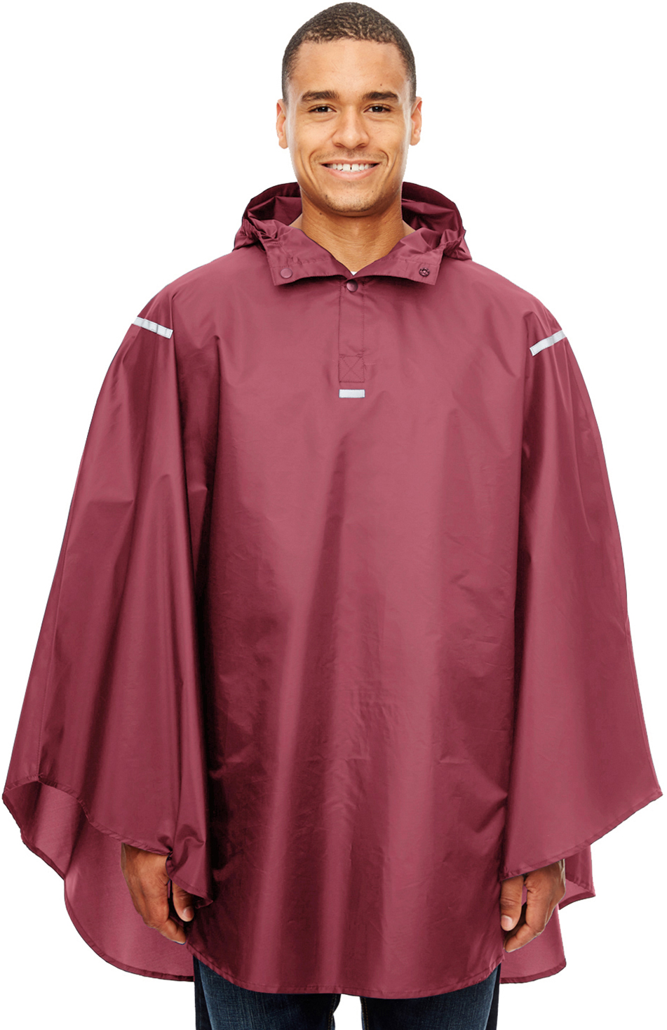 E123256 Team 365 Adult Stadium Packable Poncho