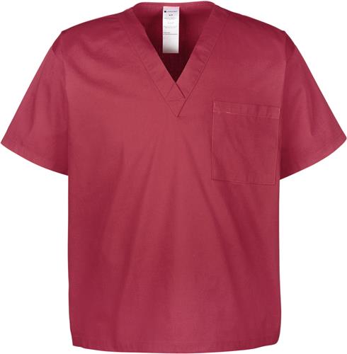Harriton Mens Restore Scrub Top. Embroidery is available on this item.