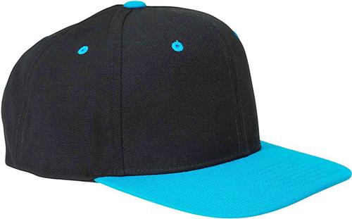 Yupoong Adult 6-Panel Flat Visor Classic Snapback. Embroidery is available on this item.