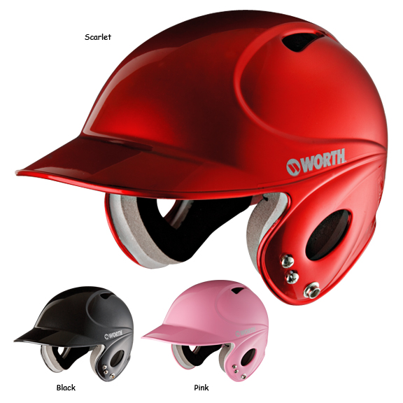 E12338 Worth Low Profile Tball Batter's HelmetsNOCSAE