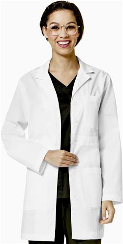 WonderWink Womens Basic Lab Coat. Embroidery is available on this item.