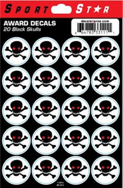 Football Helmet Award Decals