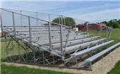 National Series 10 Row Galvanized Bleachers Standard & Preferred