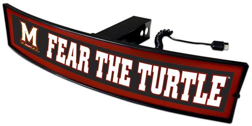 Fan Mats NCAA Fear The Turtle Light Up Hitch Cover