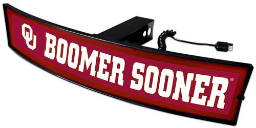 Fan Mats NCAA Boomer Sooner Light Up Hitch Cover