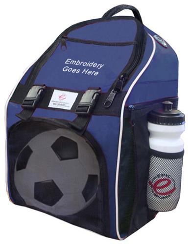 Epic E2 Soccer Backpacks. Embroidery is available on this item.
