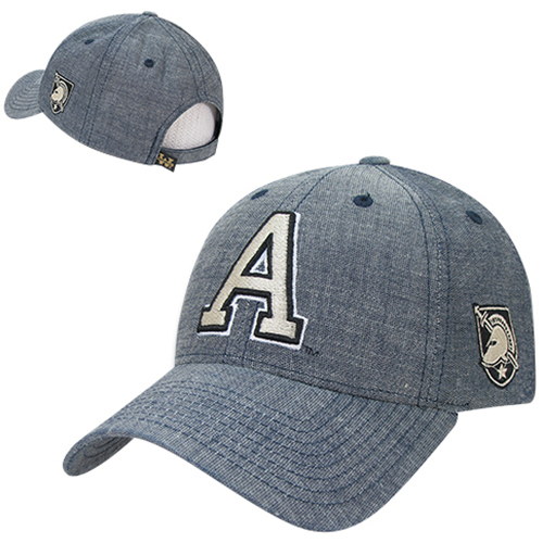 US Military Academy Structured Washed Denim Cap