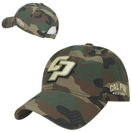 Cal State Poly Relaxed Camo Cap