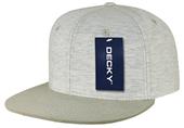 Decky Heather Jersey Knit Snapback Cap