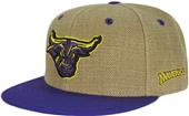 Minnesota State Mankato Heavy Jute Snapback Cap