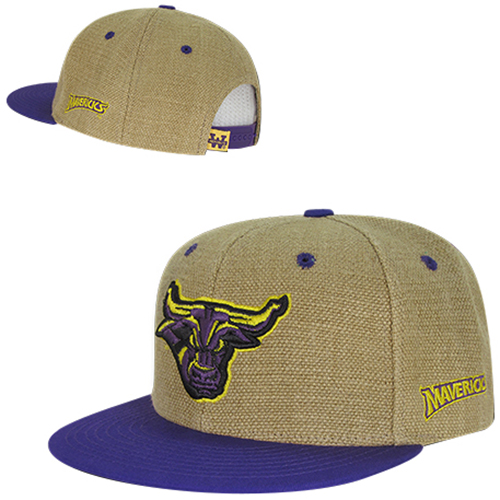 Minnesota State Mankato Heavy Jute Snapback Cap