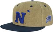 US Naval Academy Heavy Jute Snapback Cap