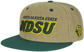 North Dakota State Univ Heavy Jute Snapback Cap