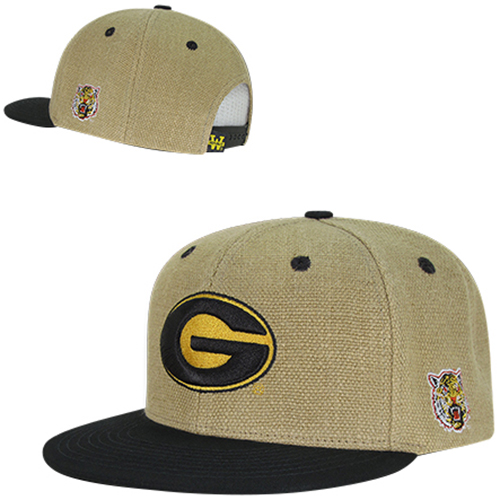 Grambling State University Heavy Jute Snapback Cap