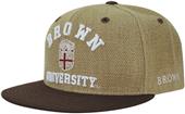 Brown University Heavy Jute Snapback Cap