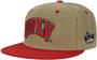 Univ Nevada Las Vegas Heavy Jute Snapback Cap