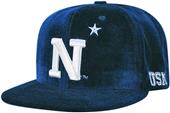 United States Naval Academy Velvet Snapback Cap