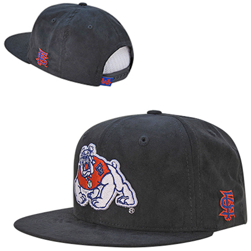 Fresno State Faux Suede Snapback Cap