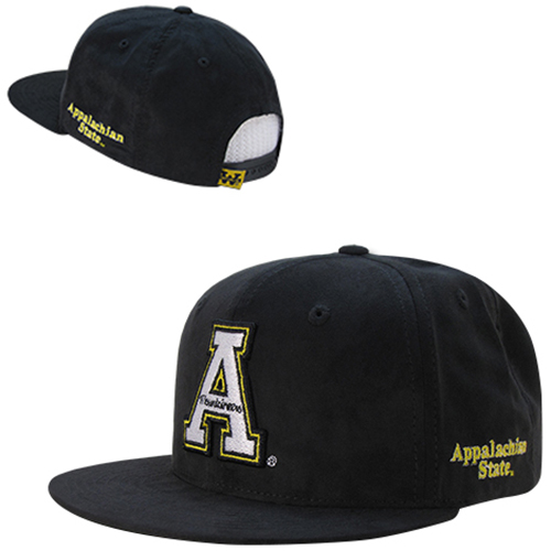 Appalachian State Univ Faux Suede Snapback Cap