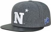 US Naval Academy Melton Vinyl Snapback Cap