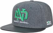 University North Dakota Melton Vinyl Snapback Cap