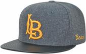 Cal State Long Beach Melton Vinyl Snapback Cap