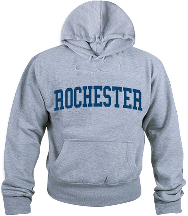 University of Rochester Game Day Hoodie. Decorated in seven days or less.