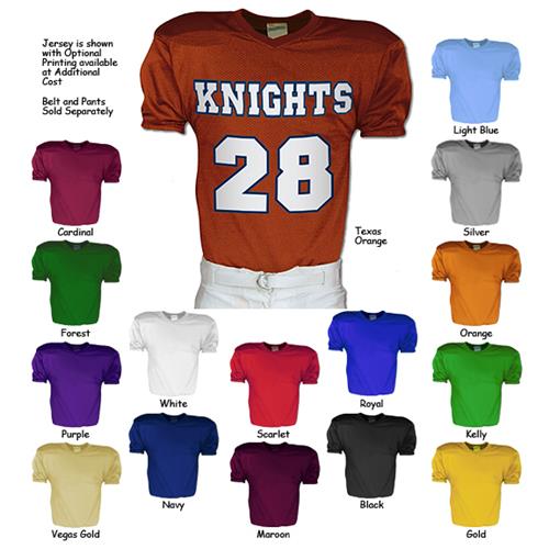 Playmaker Traditional Style Tricot Football Jersey. Printing is available for this item.