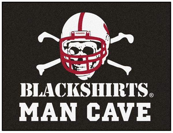 Fan Mats Nebraska Blackshirt Man Cave All-Star Mat