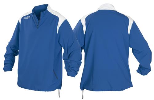 Rawlings Adult Youth Quarter-Zip Force Jacket. Decorated in seven days or less.