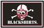 Fan Mats NCAA Nebraska Blackshirts 4'x6' Rug