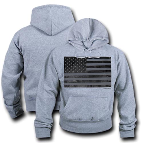 WRepublic USA Flag Fleece Hoodie. Decorated in seven days or less.