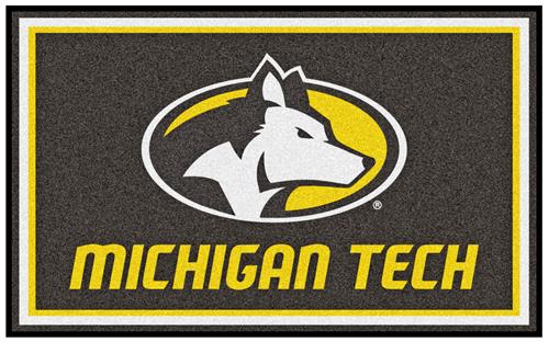 Fan Mats NCAA Michigan Tech University 4'x6' Rug