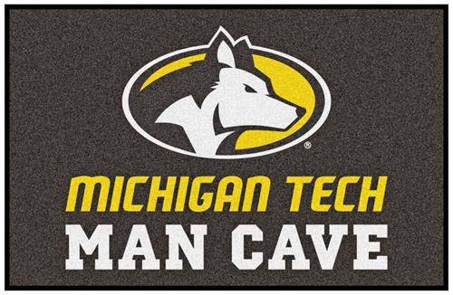 Fan Mats NCAA Michigan Tech Man Cave Starter Mat