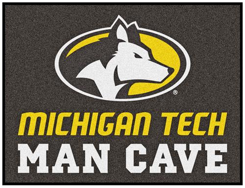 Fan Mats NCAA Michigan Tech Man Cave All-Star Mat