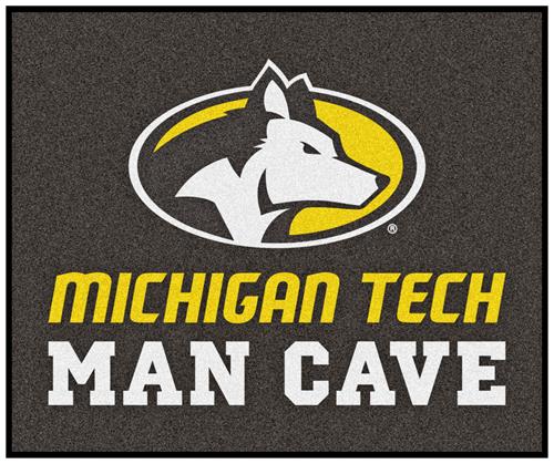 Fan Mats NCAA Michigan Tech Man Cave Tailgater Mat