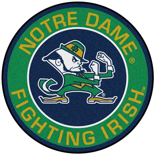 Fan Mats NCAA Notre Dame Roundel Mat