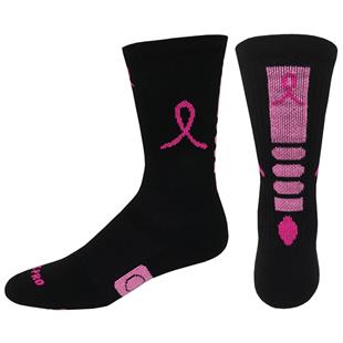 Sock Sport Fitlegs Pink&black Size 3-6